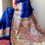 Pure Tussar Ghicha Madhubani Handpaint Silk Saree – Fine Artwork & Silk Mark Certified
