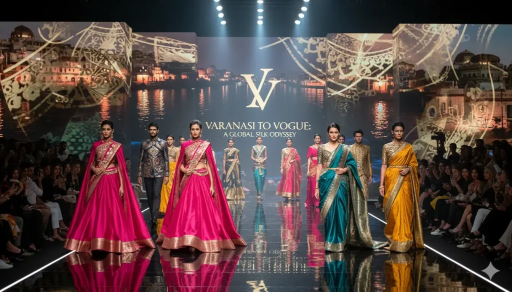 Global Recognition: Banarasi Saree in Vogue